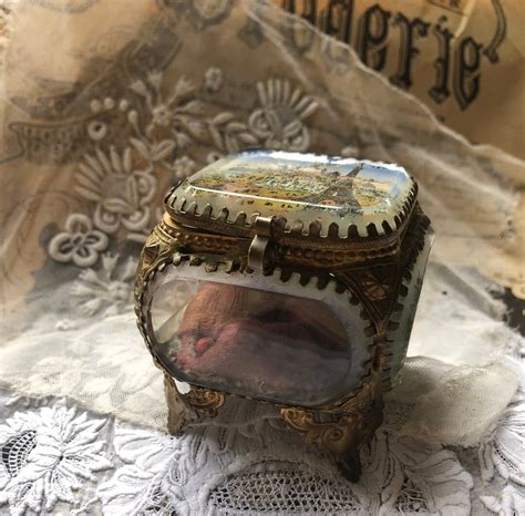 small victorian metal jewelry box cushioned silk lining|Silk Lined Jewelry Box .